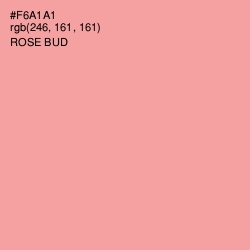 #F6A1A1 - Rose Bud Color Image